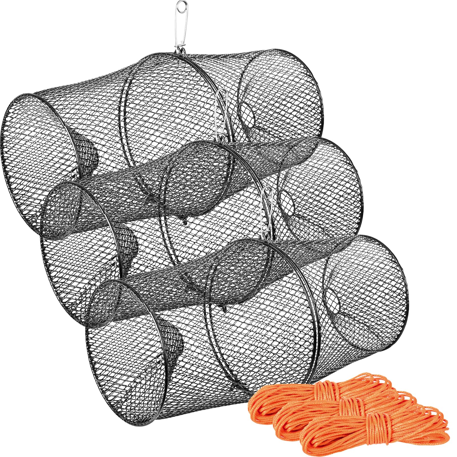 A1FISHER Crawfish Trap with 14.5m orange rope