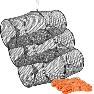 A1FISHER Crawfish Trap with 14.5m orange rope