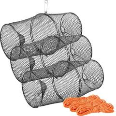 A1FISHER Crawfish Trap with 14.5m orange rope