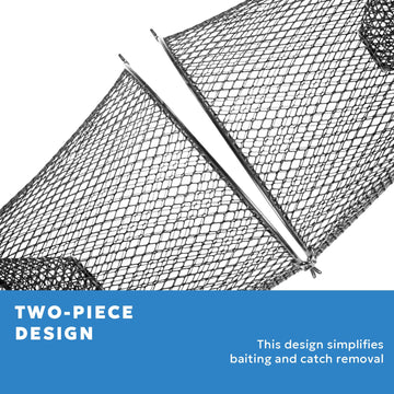 Heavy-duty steel mesh with 1.6-inch holes