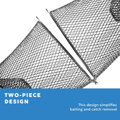 Heavy-duty steel mesh with 1.6-inch holes
