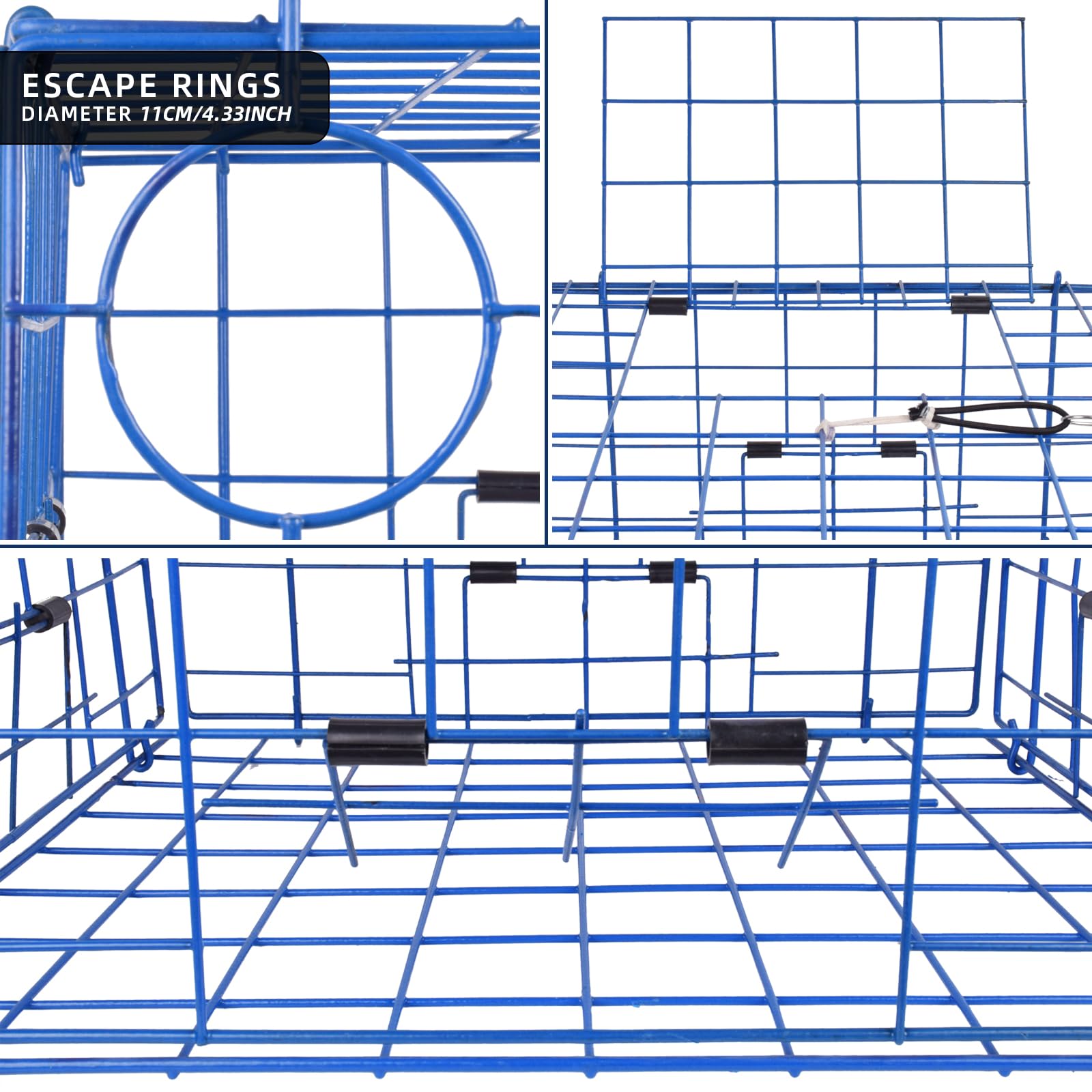 Crab trap mesh detail 70x70mm