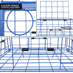 Crab trap mesh detail 70x70mm