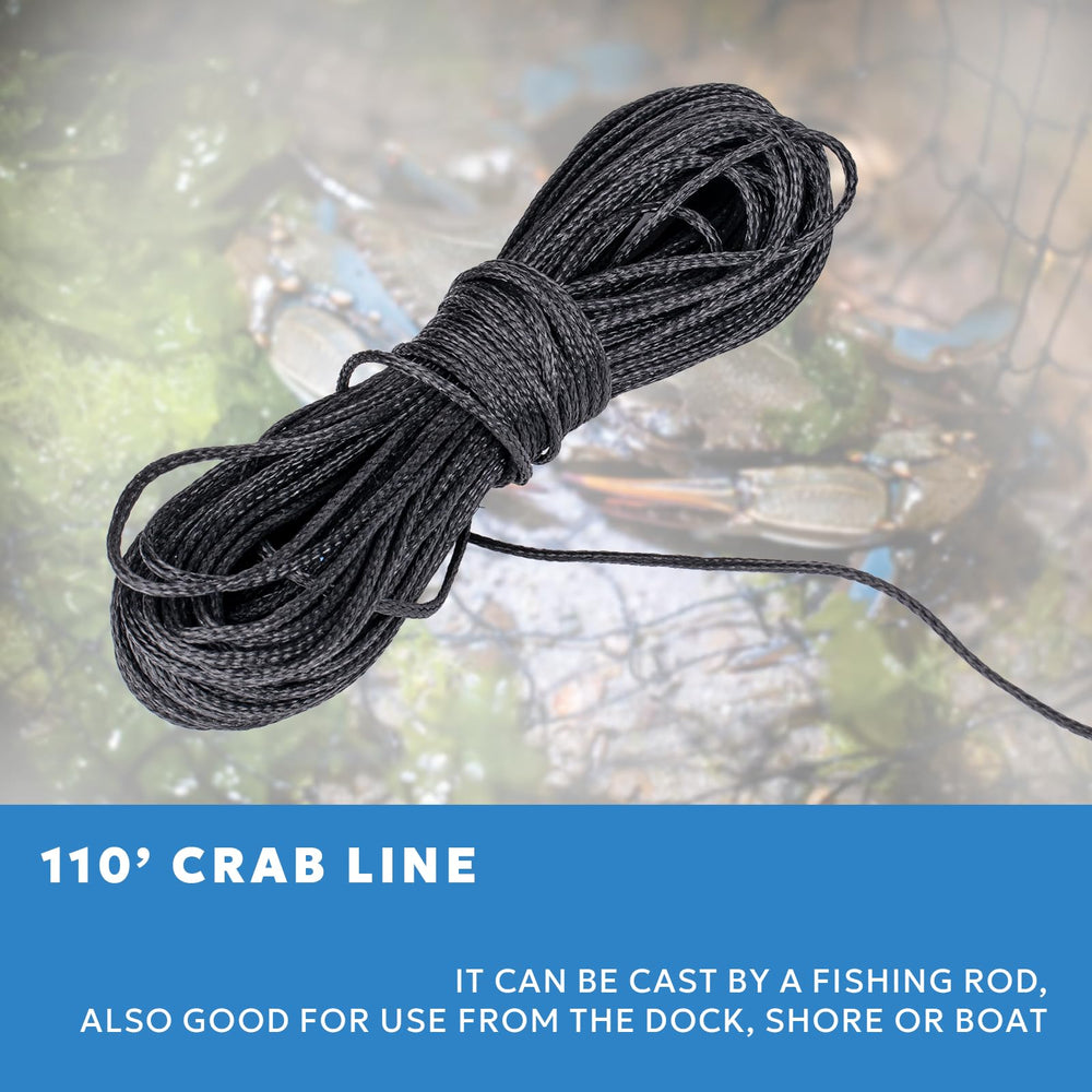A1FISHER trap depth capability up to 110 feet for deeper crabbing