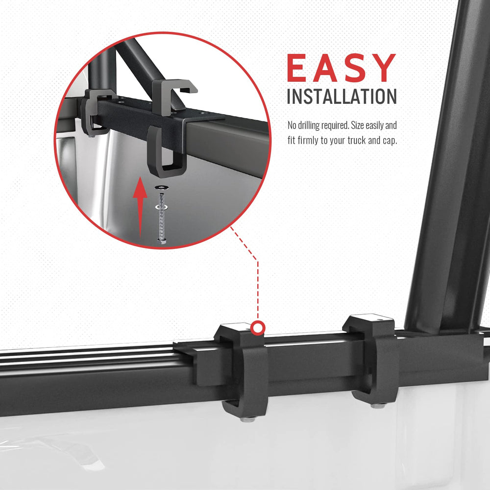 AA-Racks P-AC-08 secure, tight fit on compatible trucks and caps