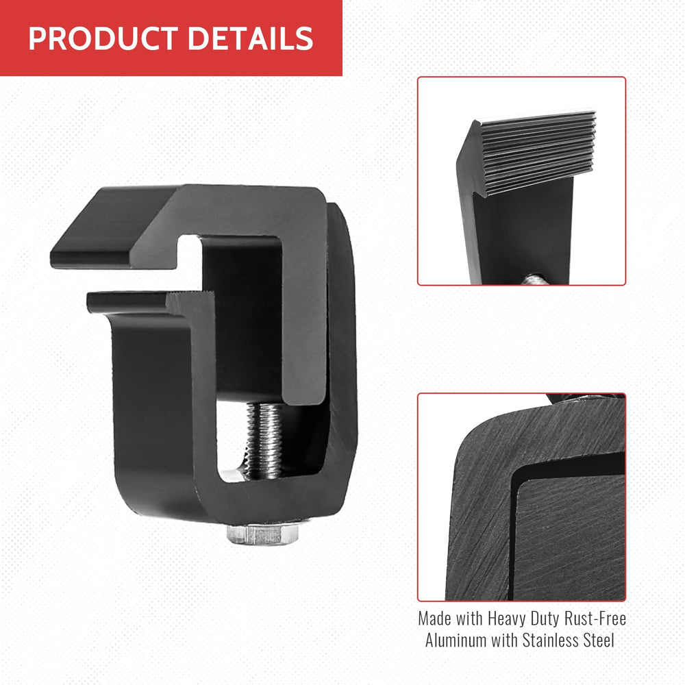 AA-Racks P-AC-08 stainless hardware resists wear in harsh weather