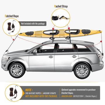 AA-Racks rubber base provides anti-slip grip and roof protection