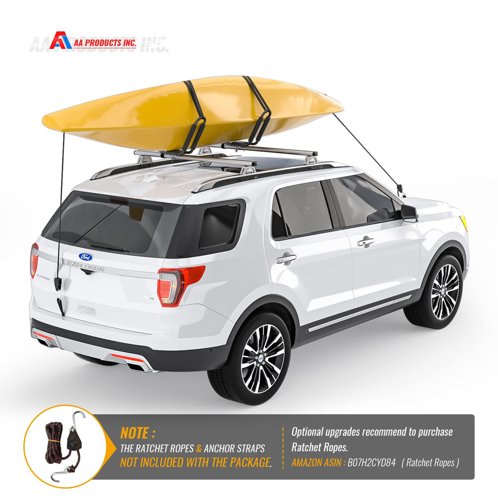 Universal AA-Racks car-top carrier kit fits multiple vehicle types