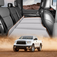 AAGJJ Toyota Tundra backseat folding bed offers a roomy sleeping surface for road trips