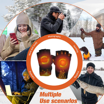AaoLin Heated Gloves three-heat-settings enable tailored warmth for variable conditions.