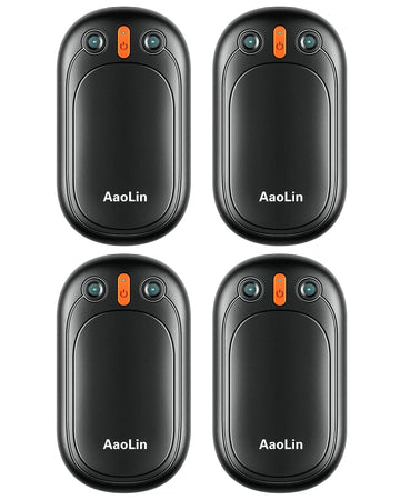 AaoLin 4-pack hand warmers front view showing compact design for on-the-go warmth