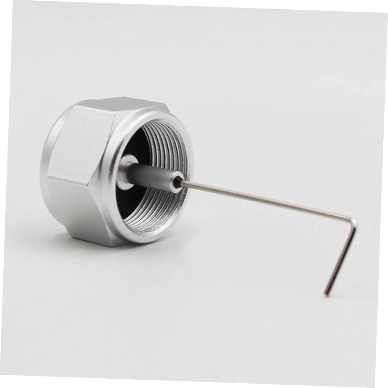 Abaodam aluminum gas tank converter head offers durable, reusable performance for camping.