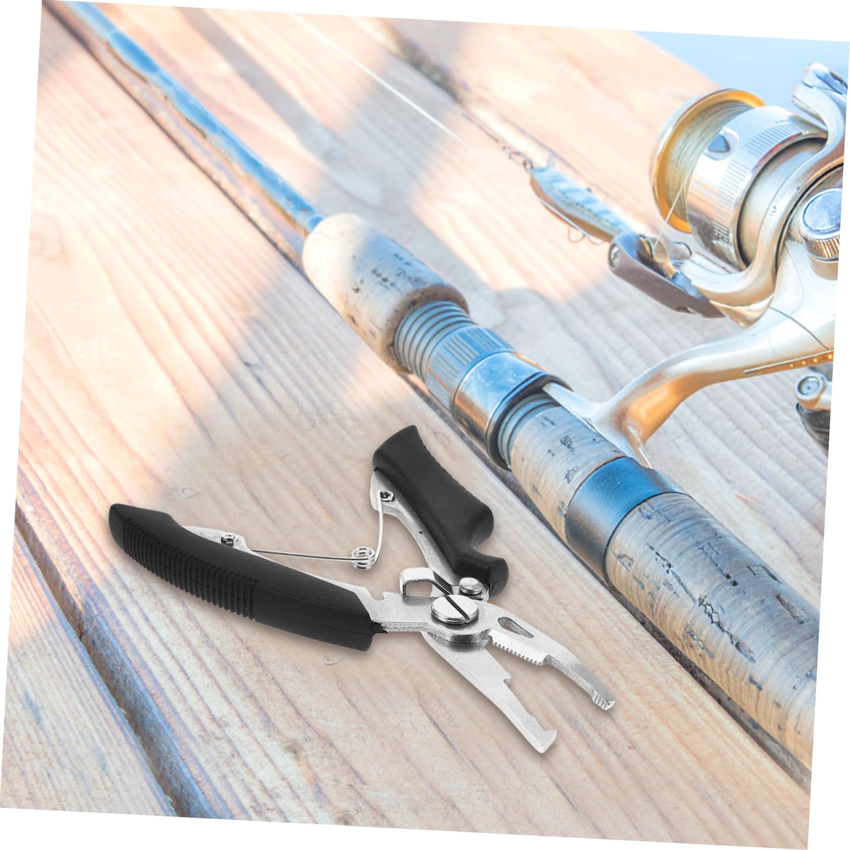 Abaodam black and blue finish adds rugged style to gear.