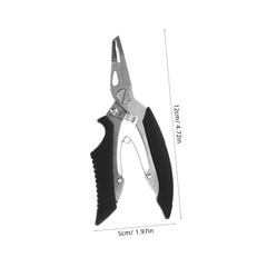 Abaodam fishing pliers with scissors for precise line cuts.
