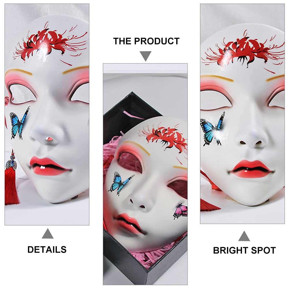 Abaodam Full Face Masquerade Mask wearable design for extended wear.