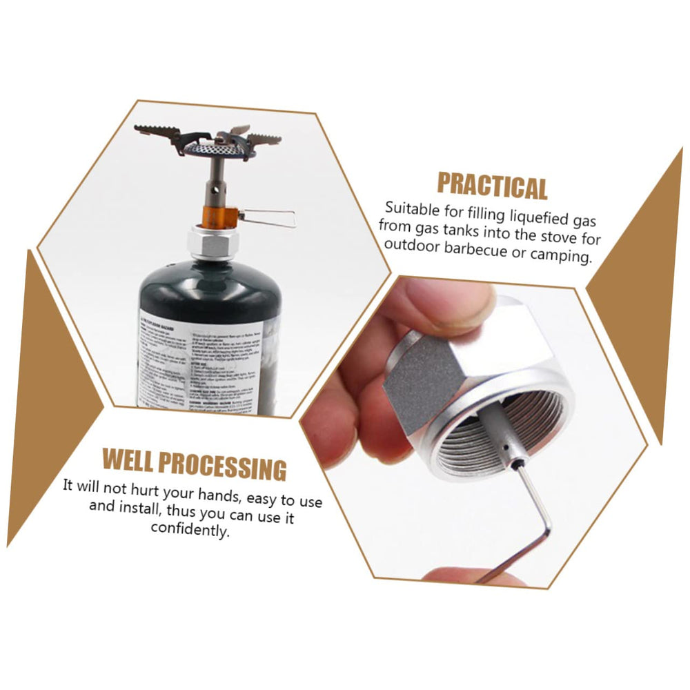 Abaodam multi-tank compatibility converter adapts to various stove models and tanks.