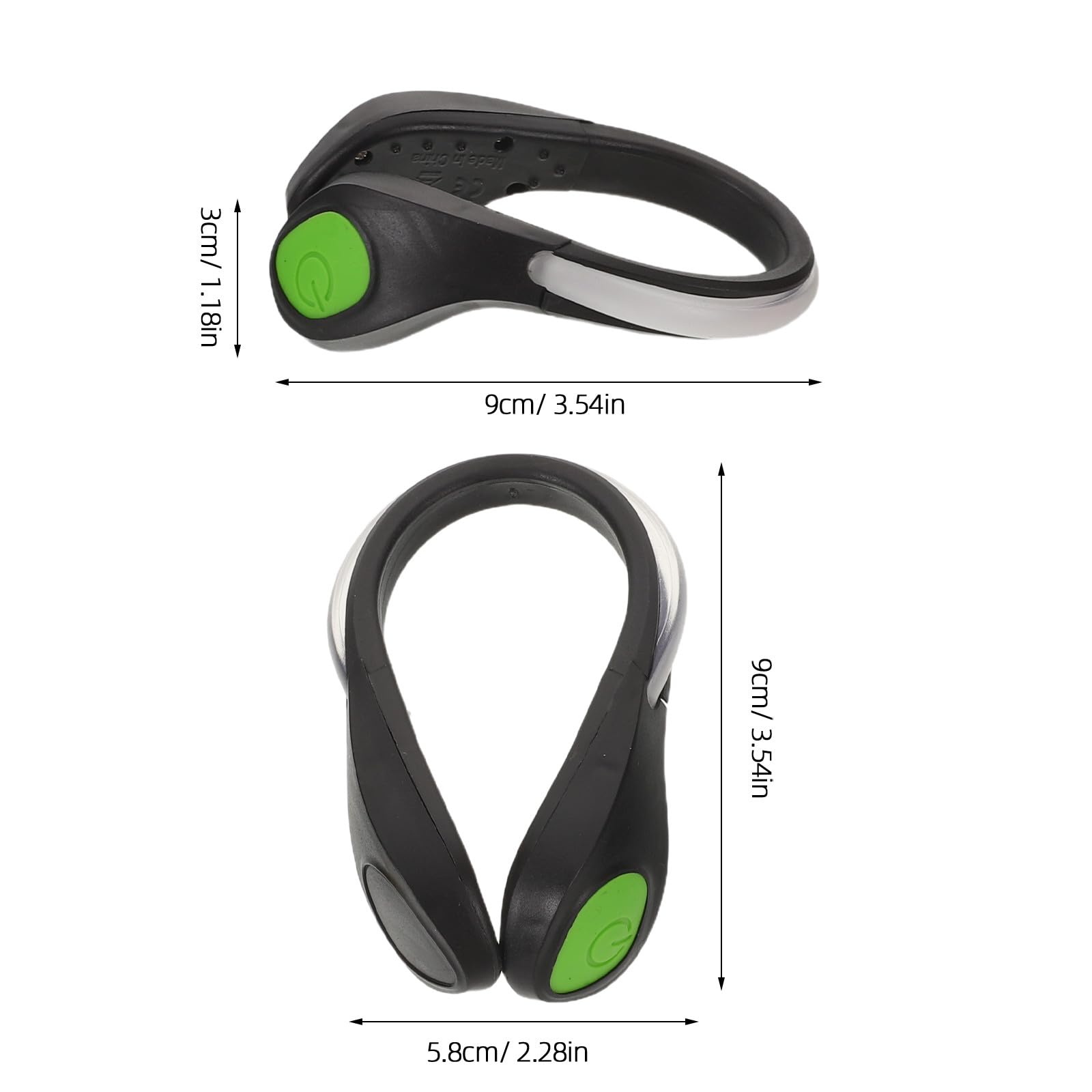 Abaodam safety shoe clip universal fit attaches easily to footwear