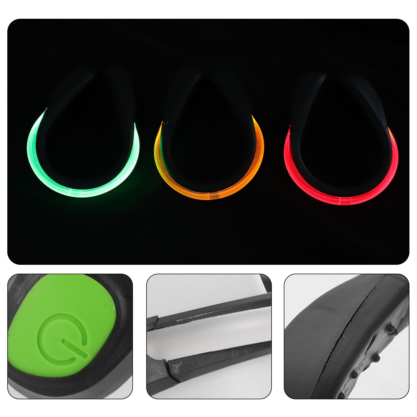 Abaodam weatherproof LED clip endures rain during workouts