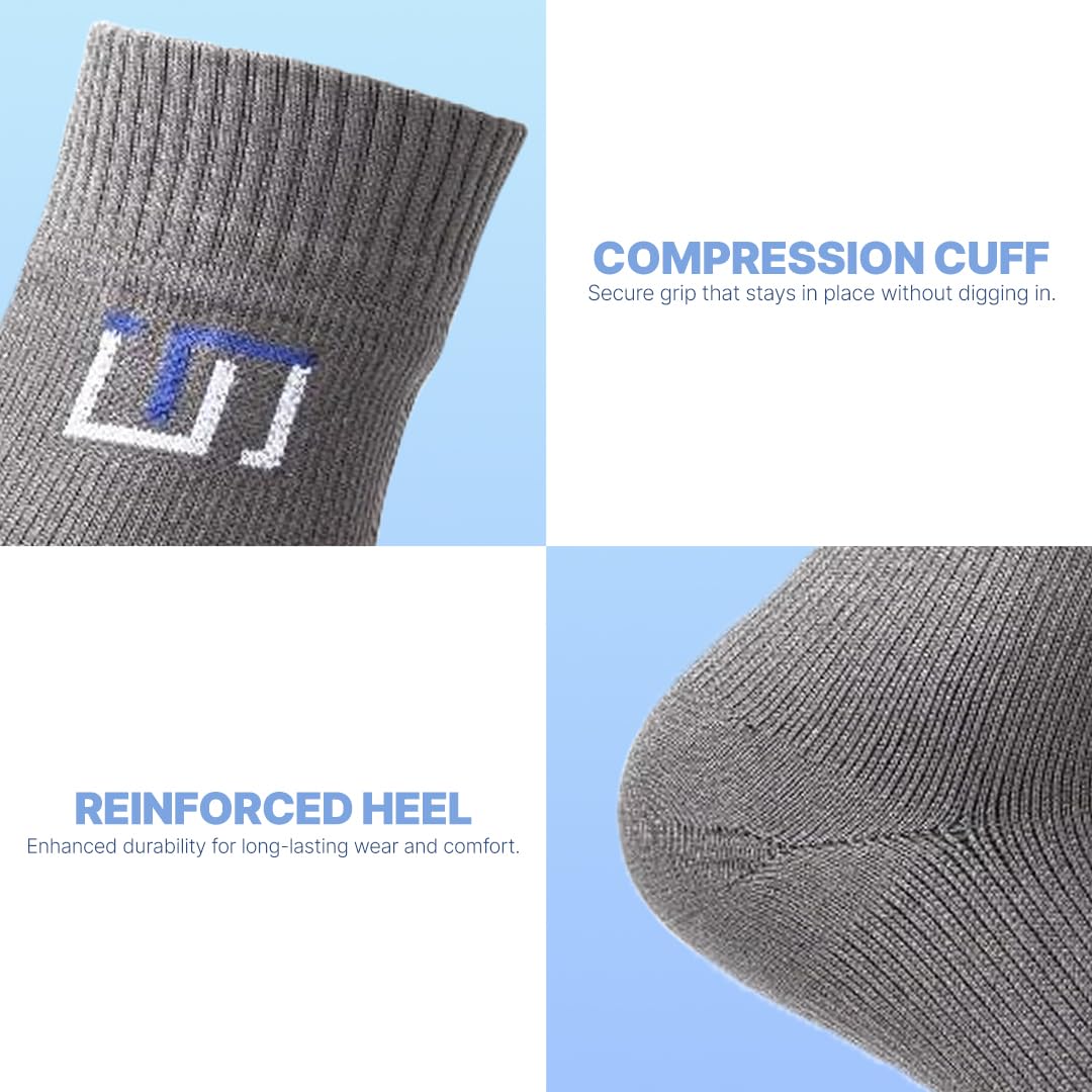 ABDEEZ The Wudhu Socks bamboo inner layer provides soft comfort and temperature regulation.