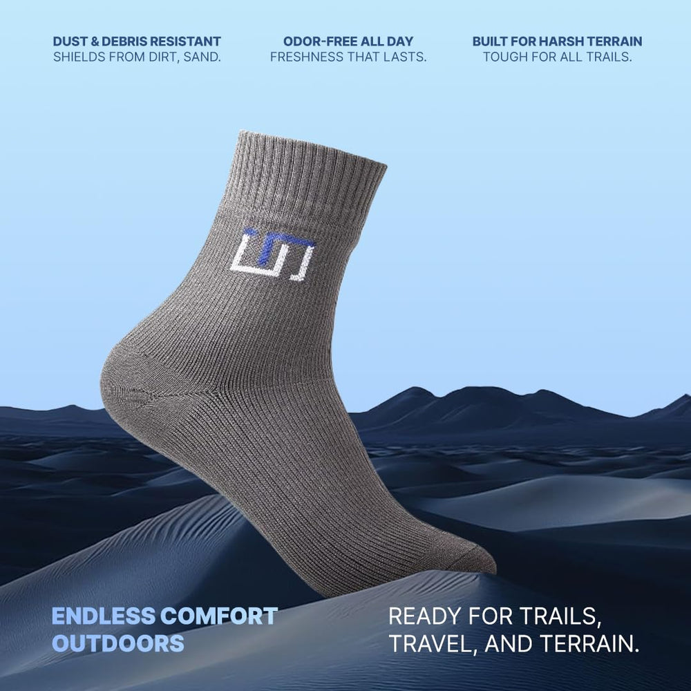 ABDEEZ The Wudhu Socks breathable fabric keeps feet cool and dry during activity.