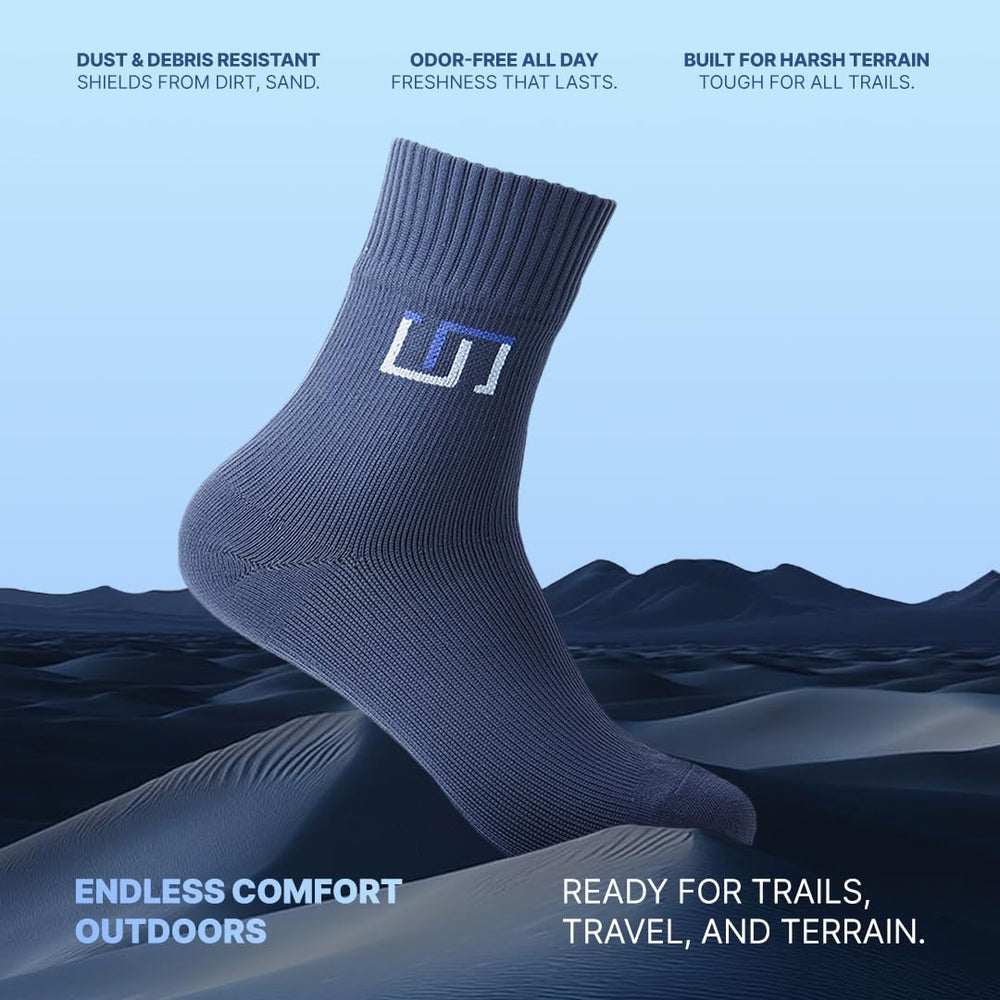 ABDEEZ The Wudhu Socks moisture-wicking performance in wet conditions.