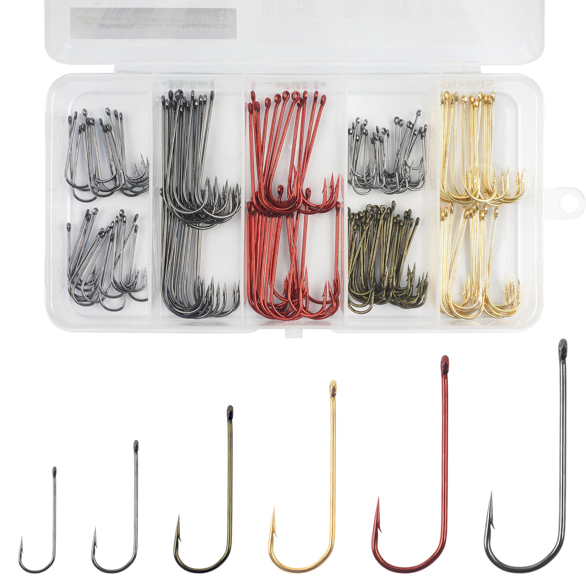 Aberdeen Crappie Hook Set 150pcs package front view