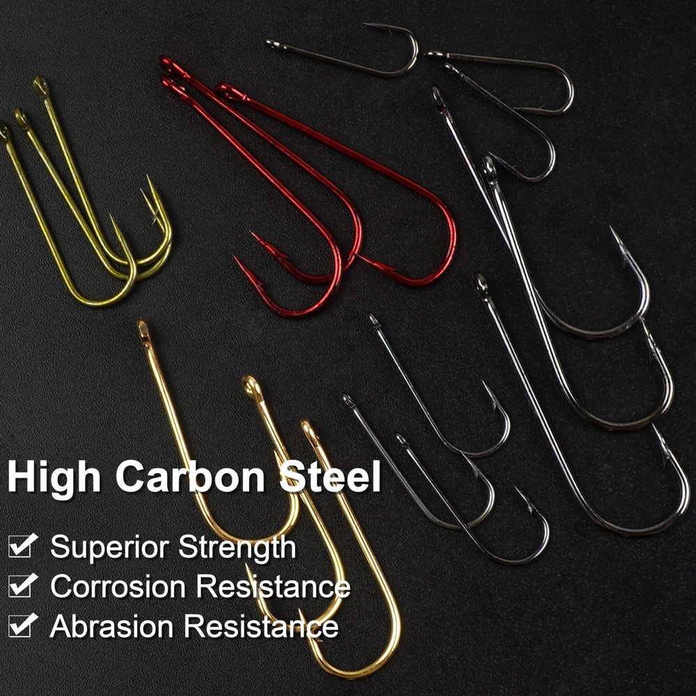 Offset long shank hooks for finesse fishing
