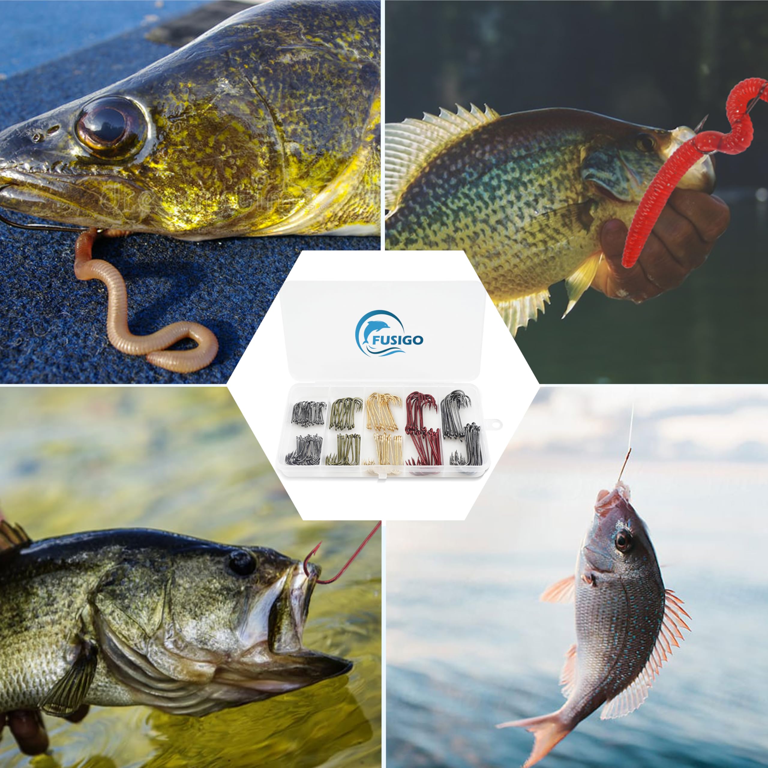 Complete Aberdeen Crappie Hook Set 150pcs