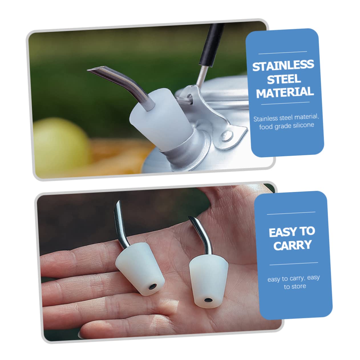 ABOOFAN teapot filter insert keeps debris out of your cup.