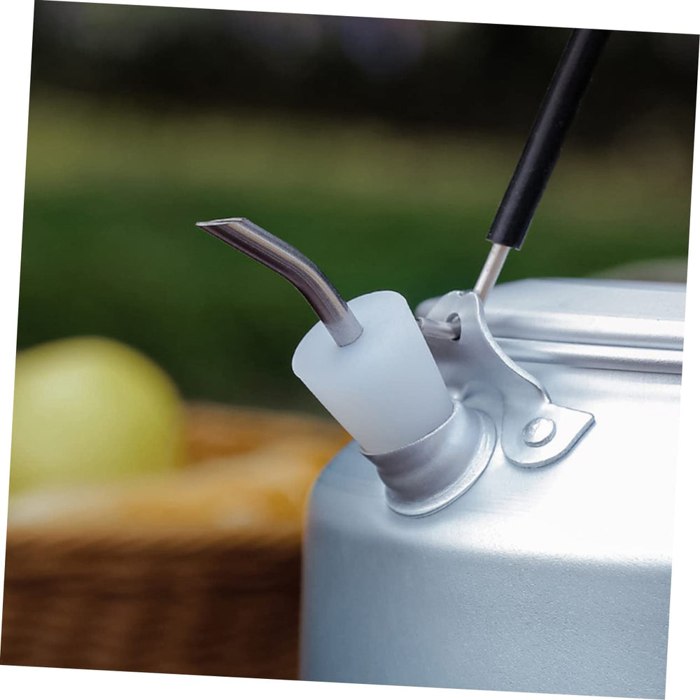 ABOOFAN teapot nozzle for controlled pouring during meals outdoors.