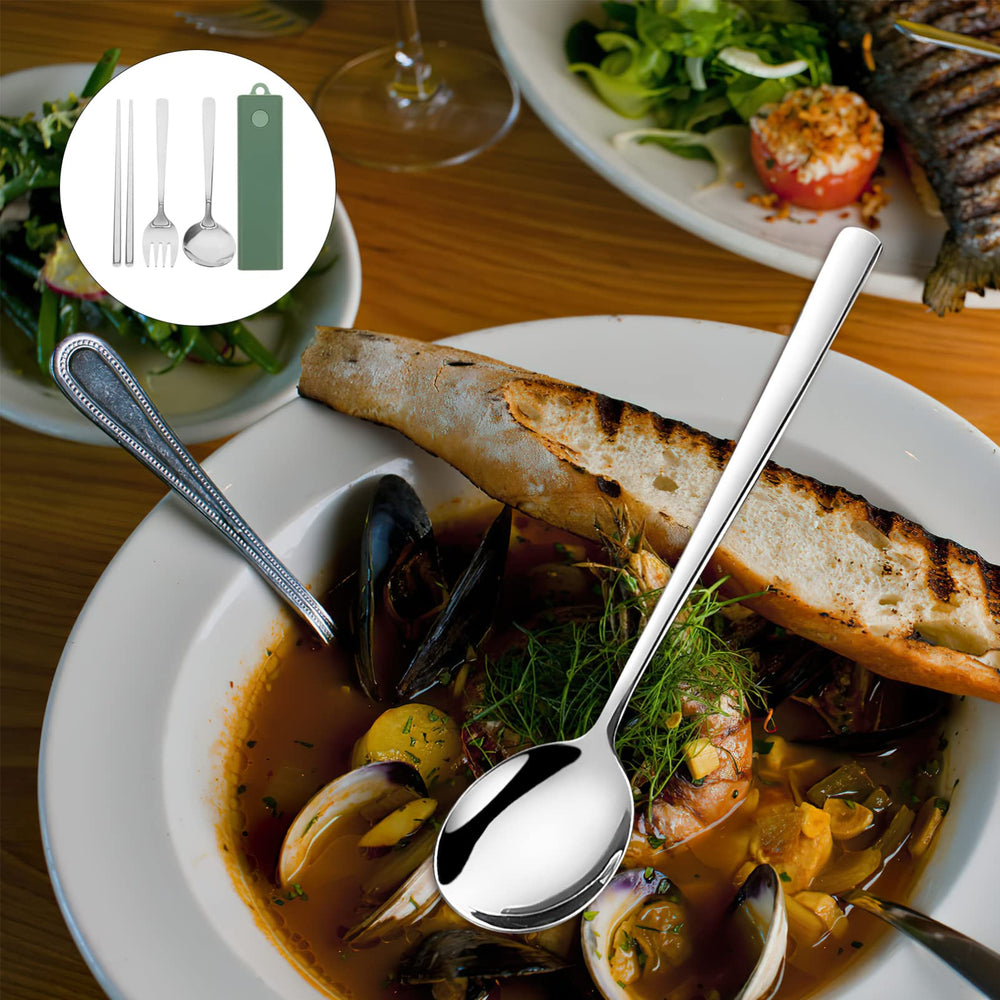 ABOOFAN non-slip chopsticks provide stable grip during meals.