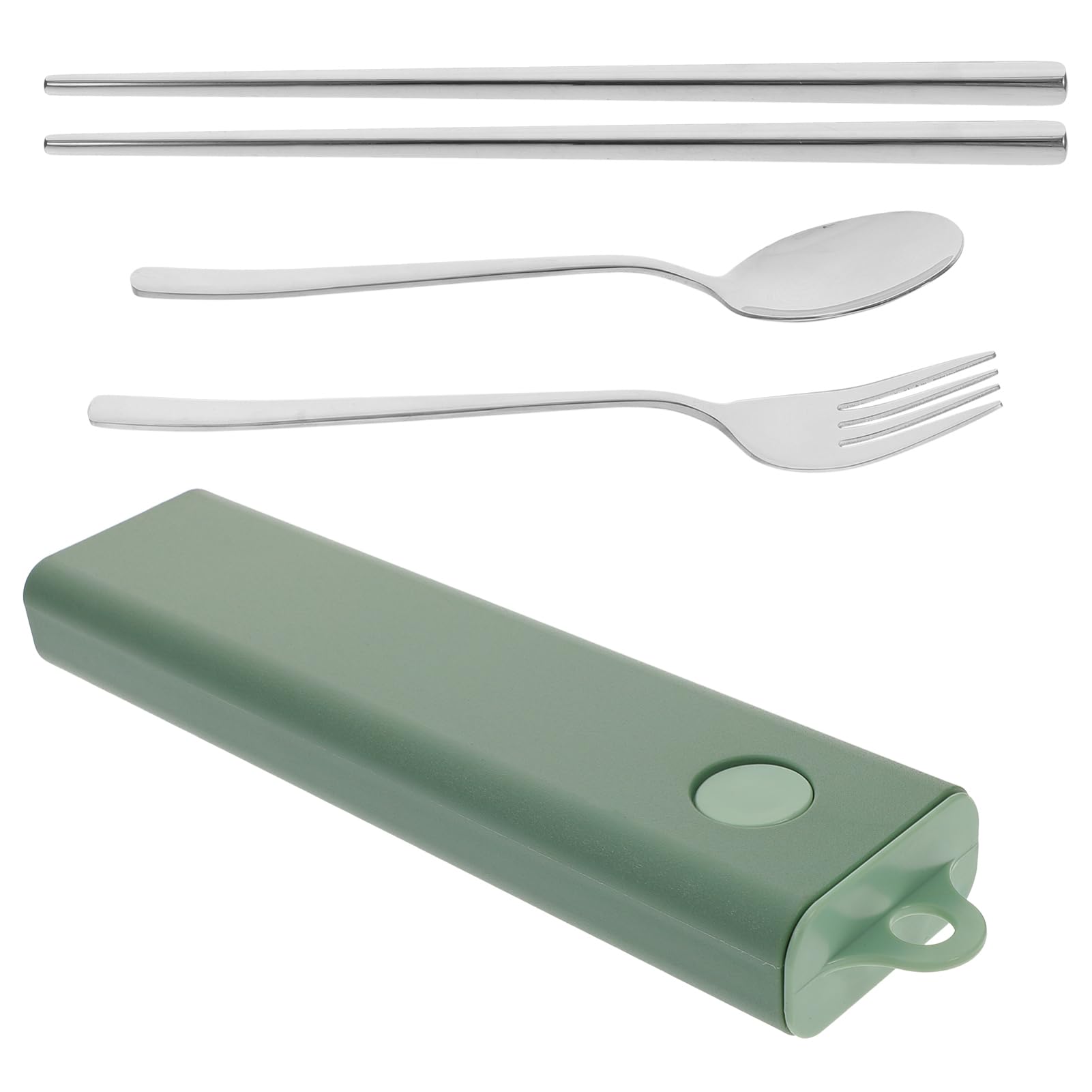 ABOOFAN utensils case closed shows compact travel kit for outdoor adventures.