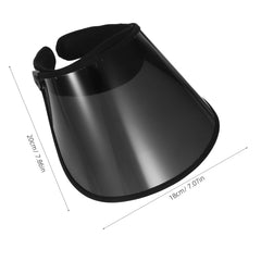 ABOOFAN black visor sun hat - side view