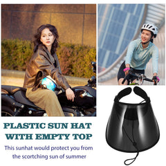 Close-up of durable fabric on ABOOFAN sun hat