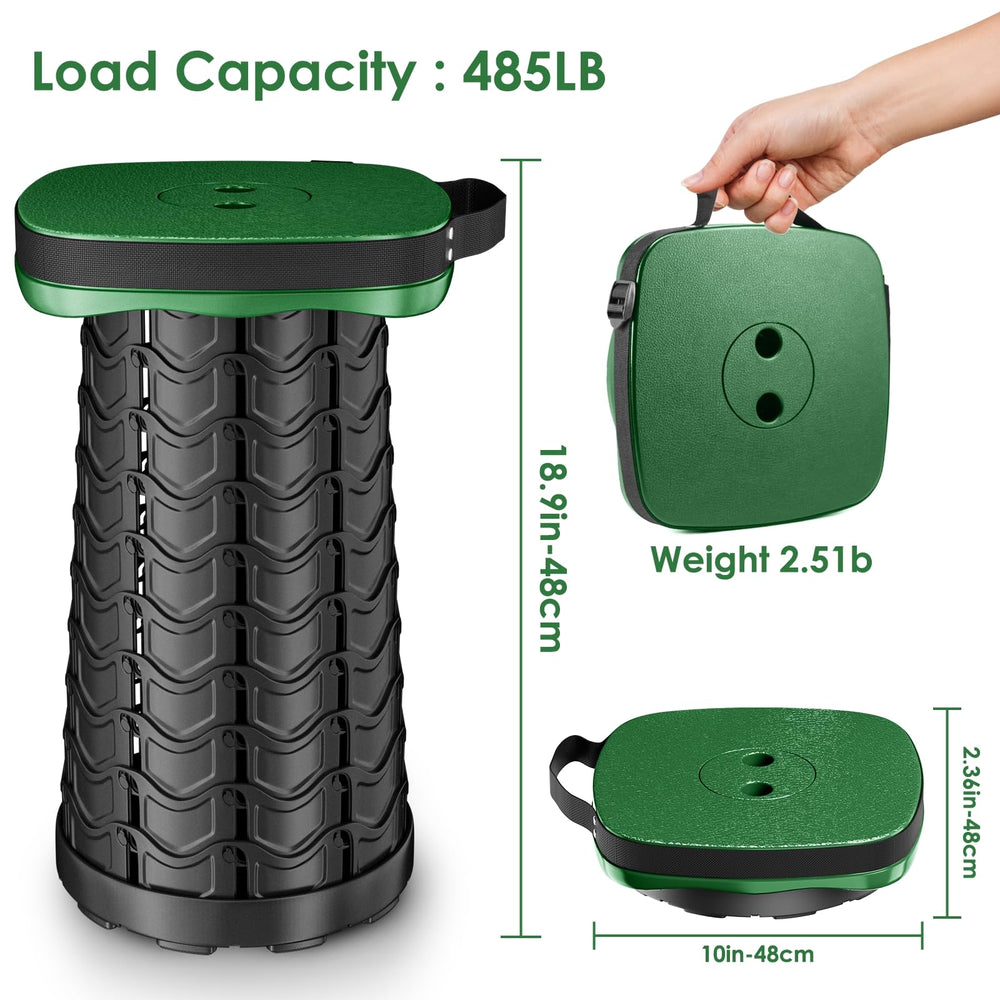 aboutool folding stool collapsed compact for easy storage