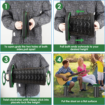 aboutool folding stool concert use for events and venues