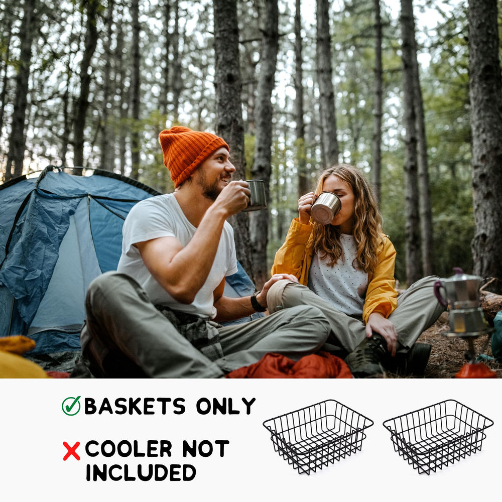 Above Sea Level basket compatibility with RTIC and Coleman coolers.
