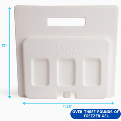 Above Sea Level ice pack divider fits YETI 65 grooves for a snug hold.
