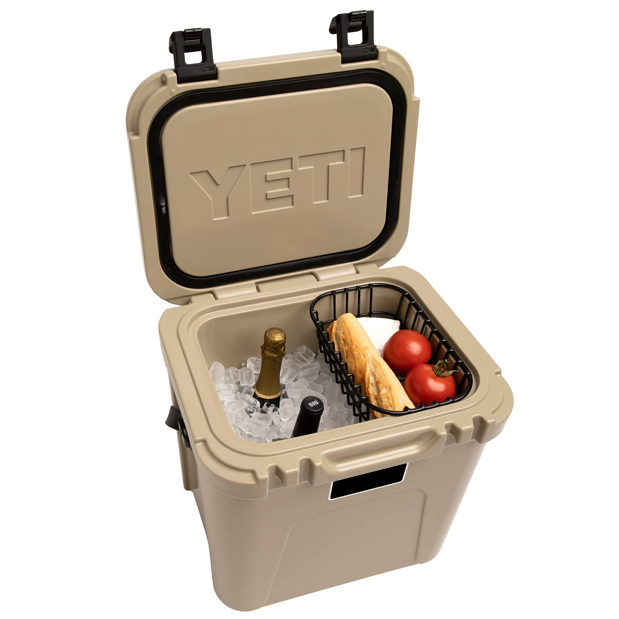 Above Sea Level roadie-24-32-setup makes quick organization inside the cooler.