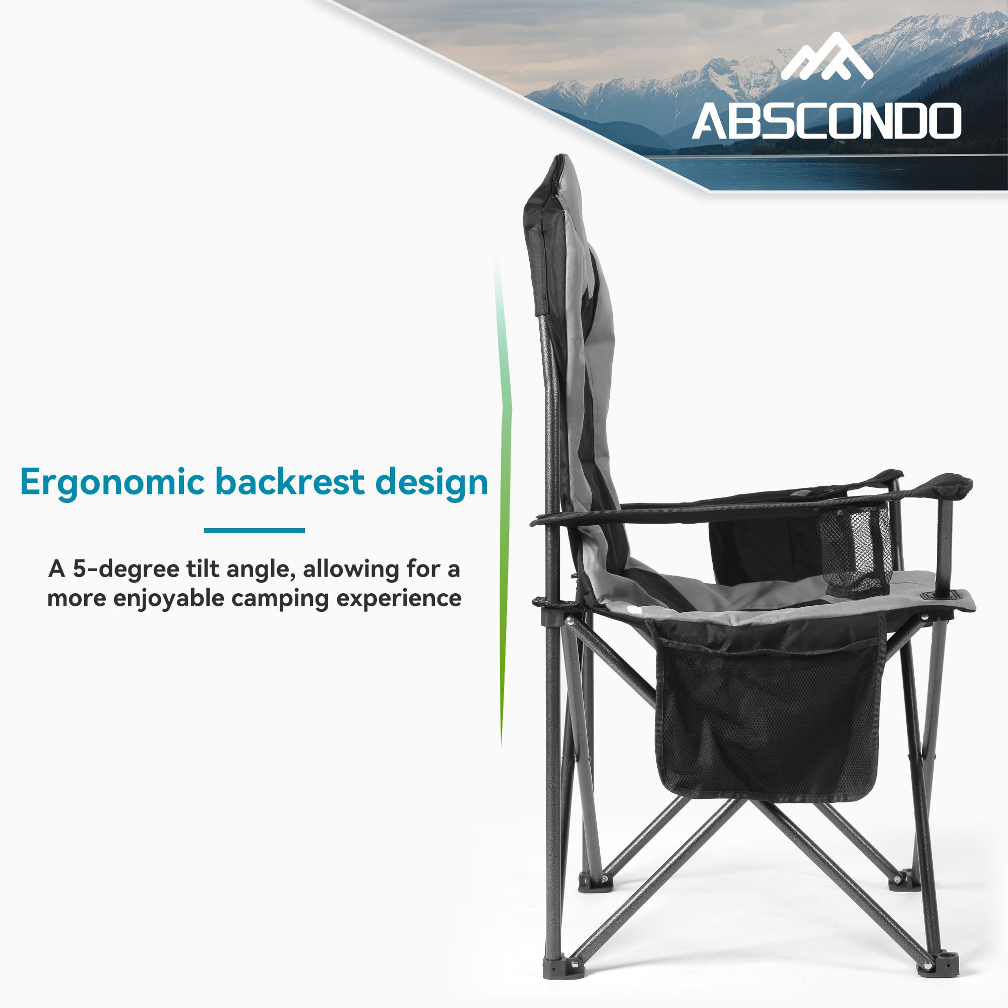 Abscondo two-pack chairs ready for backyard gatherings and events.