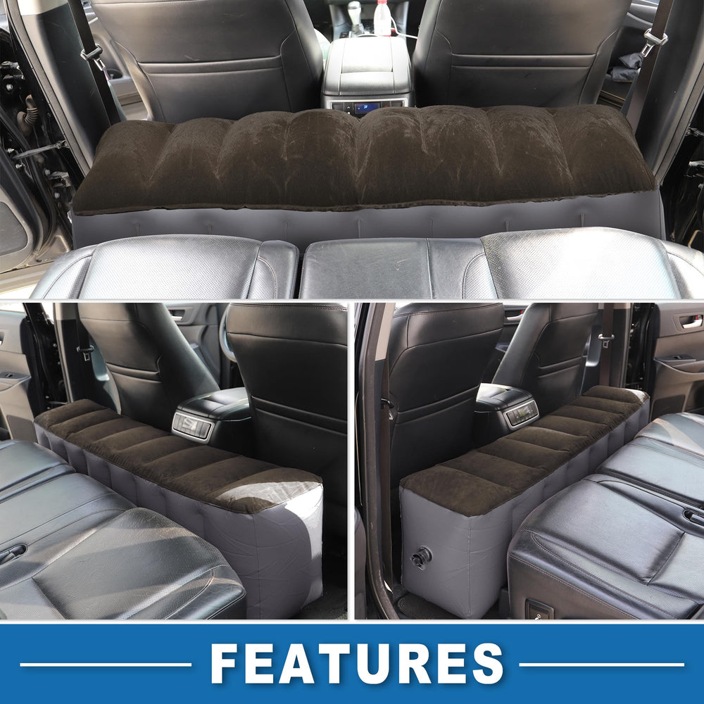 A ABSOPRO car mattress with PVC and flocking for durable comfort.
