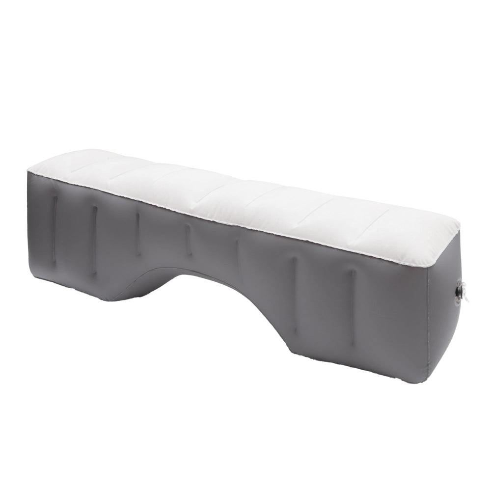 A ABSOPRO car mattress setup on the front seat for a comfortable nap space.