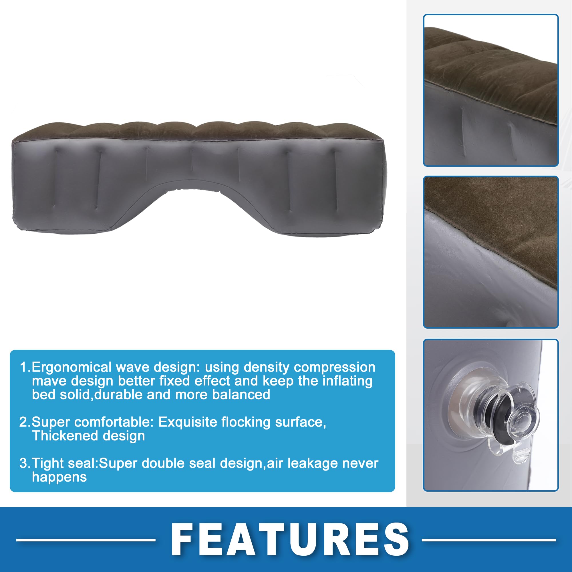 A ABSOPRO deep brown and gray color suits most interiors.