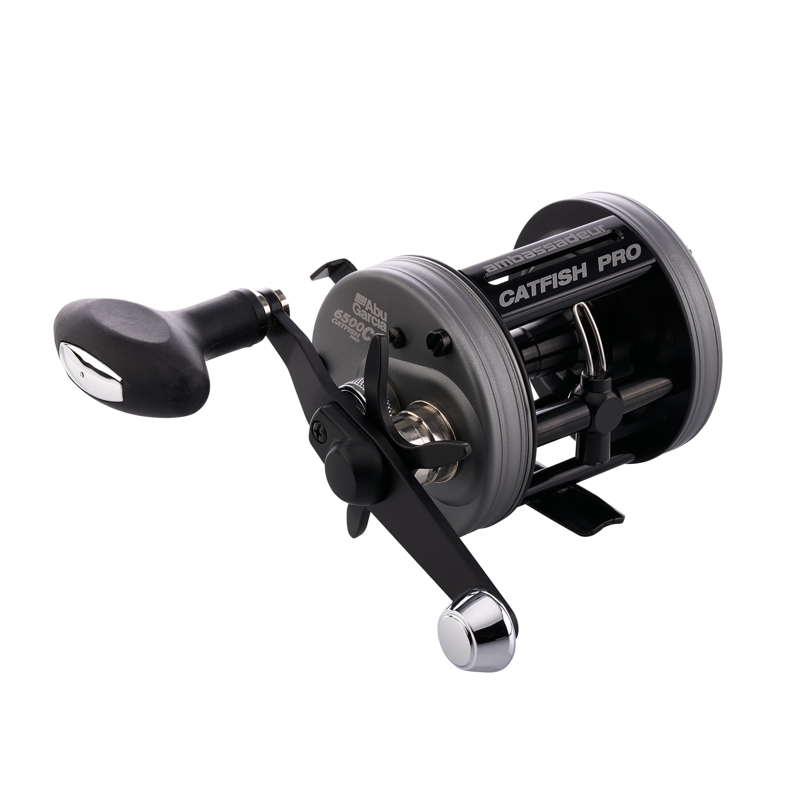 Rugged aluminum construction of Catfish Pro baitcast reel