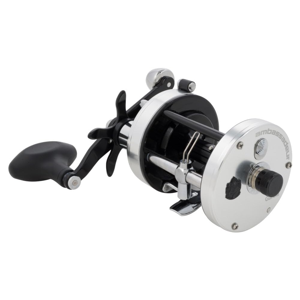 Abu Garcia Ambassadeur C3 7000 six-pin brake detail for controlled casts.