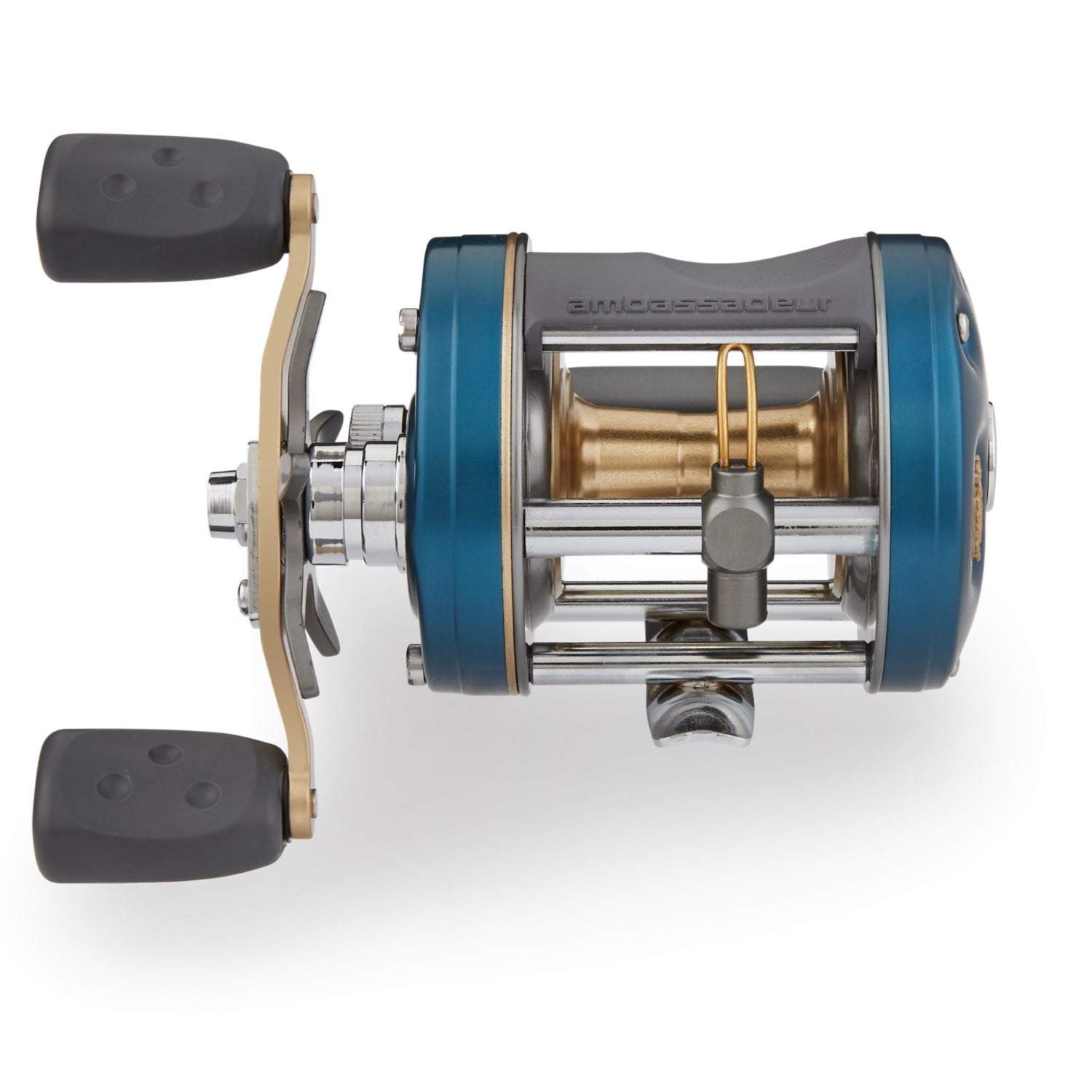 Abu Garcia Ambassadeur C4 6600 synchronized level wind ensures even line lay during retrieves