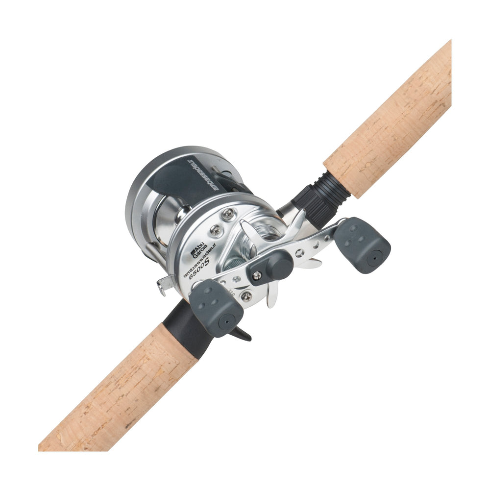 Abu Garcia Ambassadeur S 8'6in rod and reel combo with smooth retrieval for versatility
