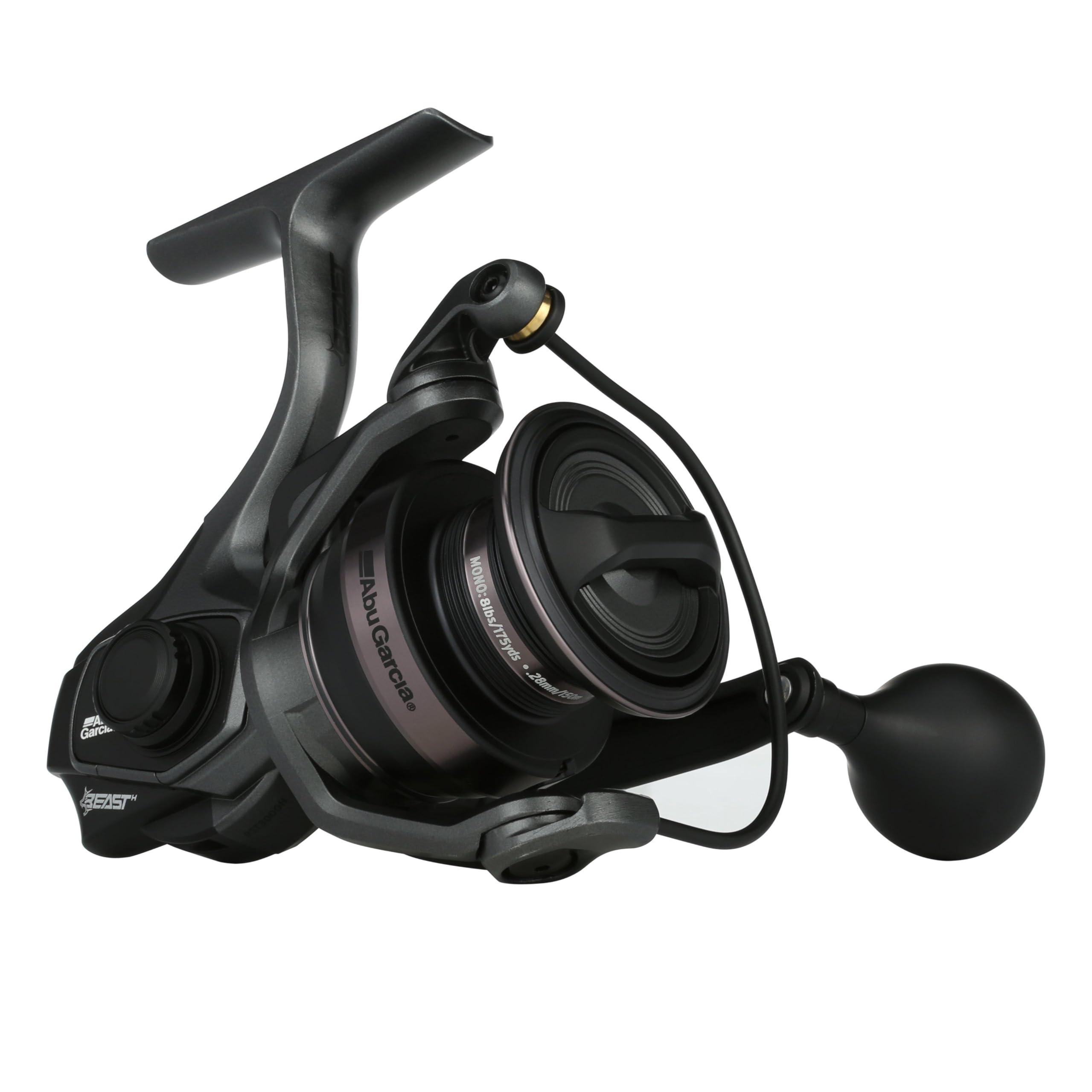 Abu Garcia Beast 3500 spinning reel with alloy frame for durable big-game casting.