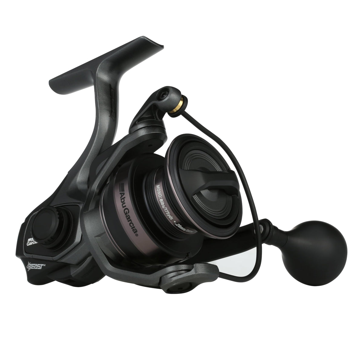 Abu Garcia Beast 3500 spinning reel with alloy frame for durable big-game casting.