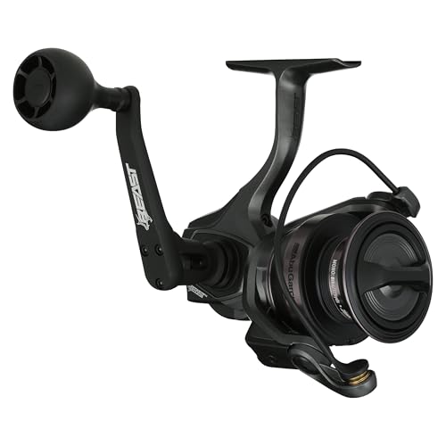 Oversized spool enhances long casts and fast line recovery for big catches.